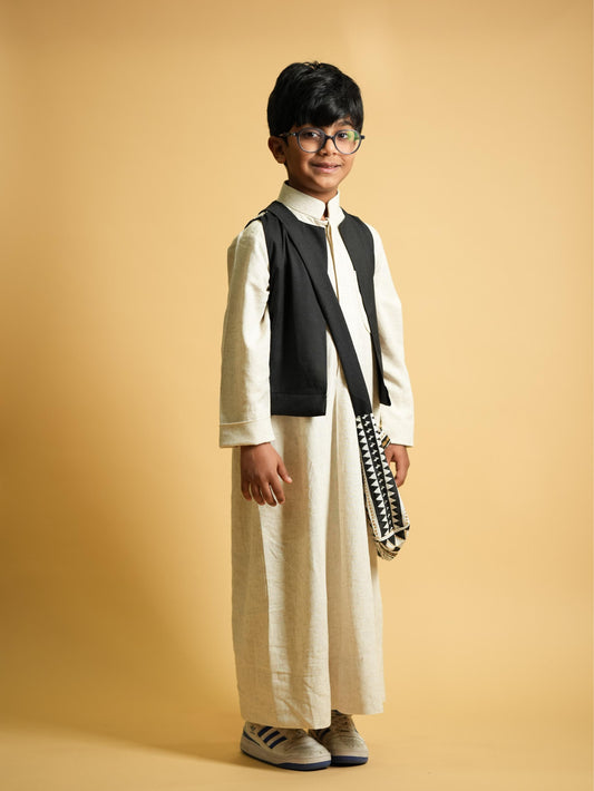 Alsafat X Ajeeb- Beige Linen