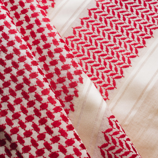 Alsafat Beige Shemagh-2