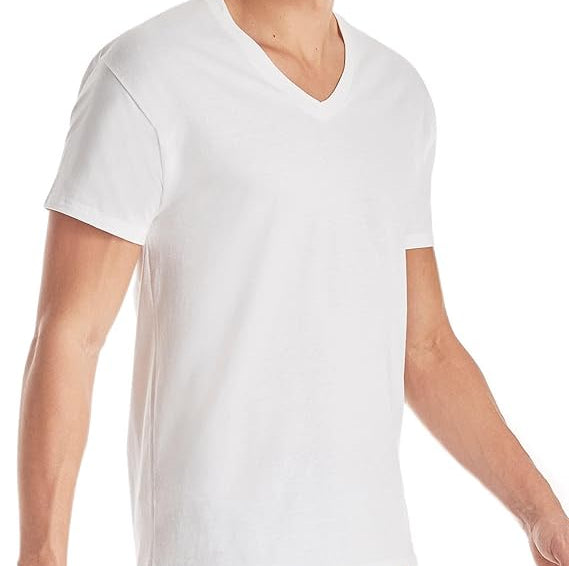 HANES Under Shirt V Neck Short Sleeve 3pcs