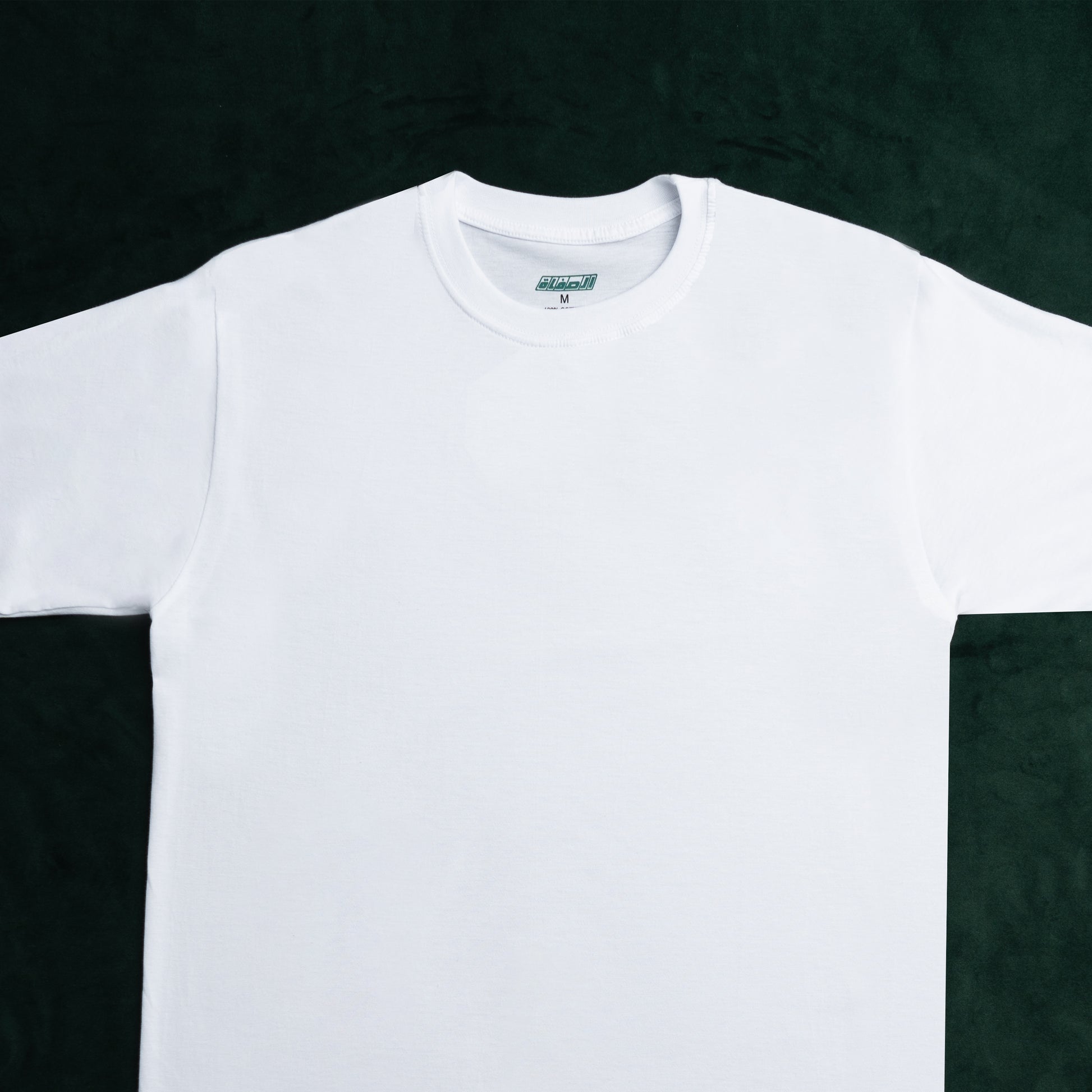 White Top HighNeck Egyptian Cotton