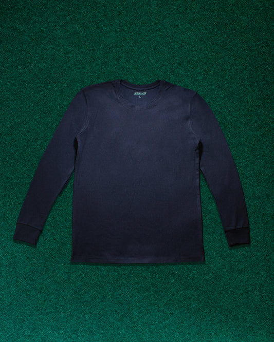 alsafat mens thermals top navy blue