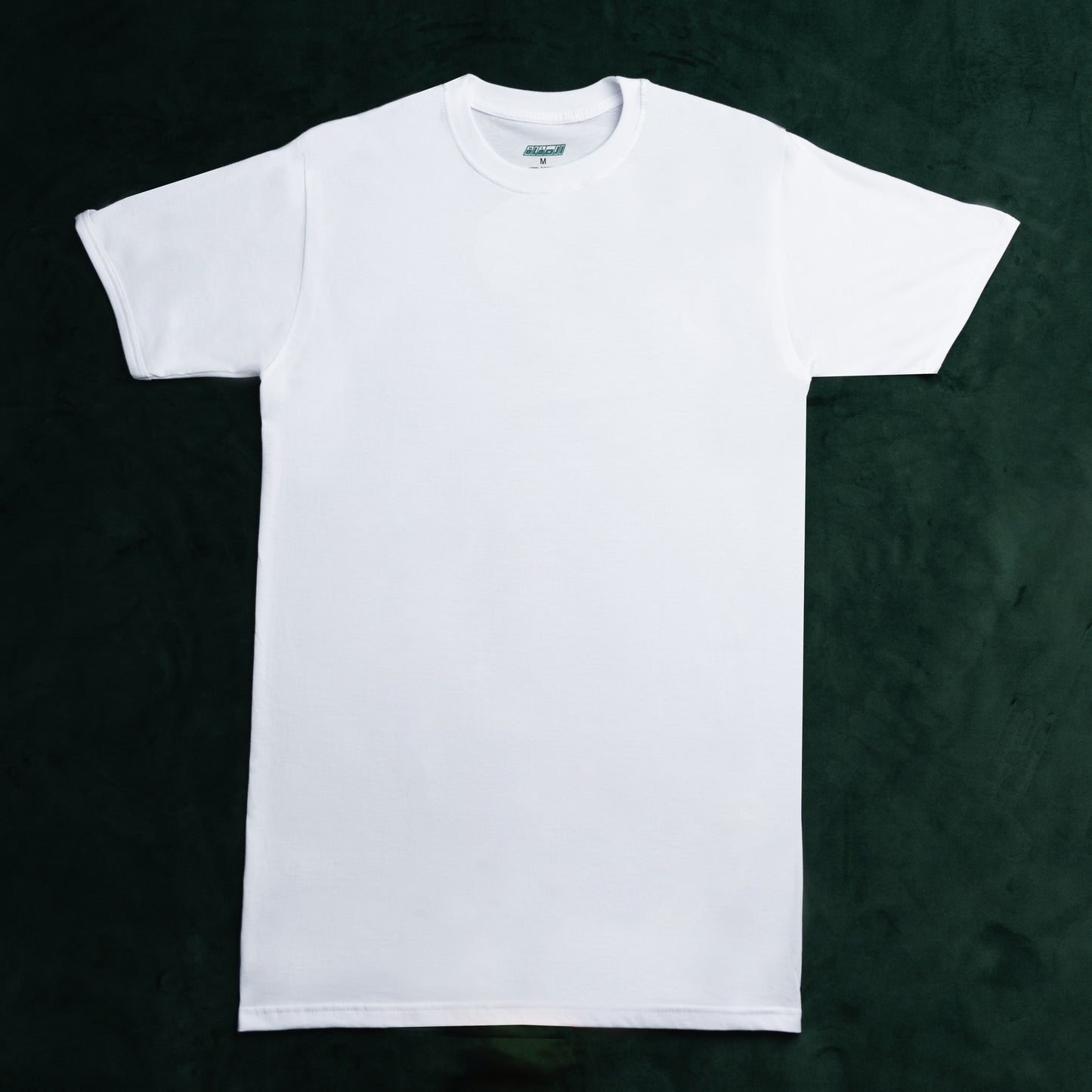 white HighNeck Egyptian Cotton