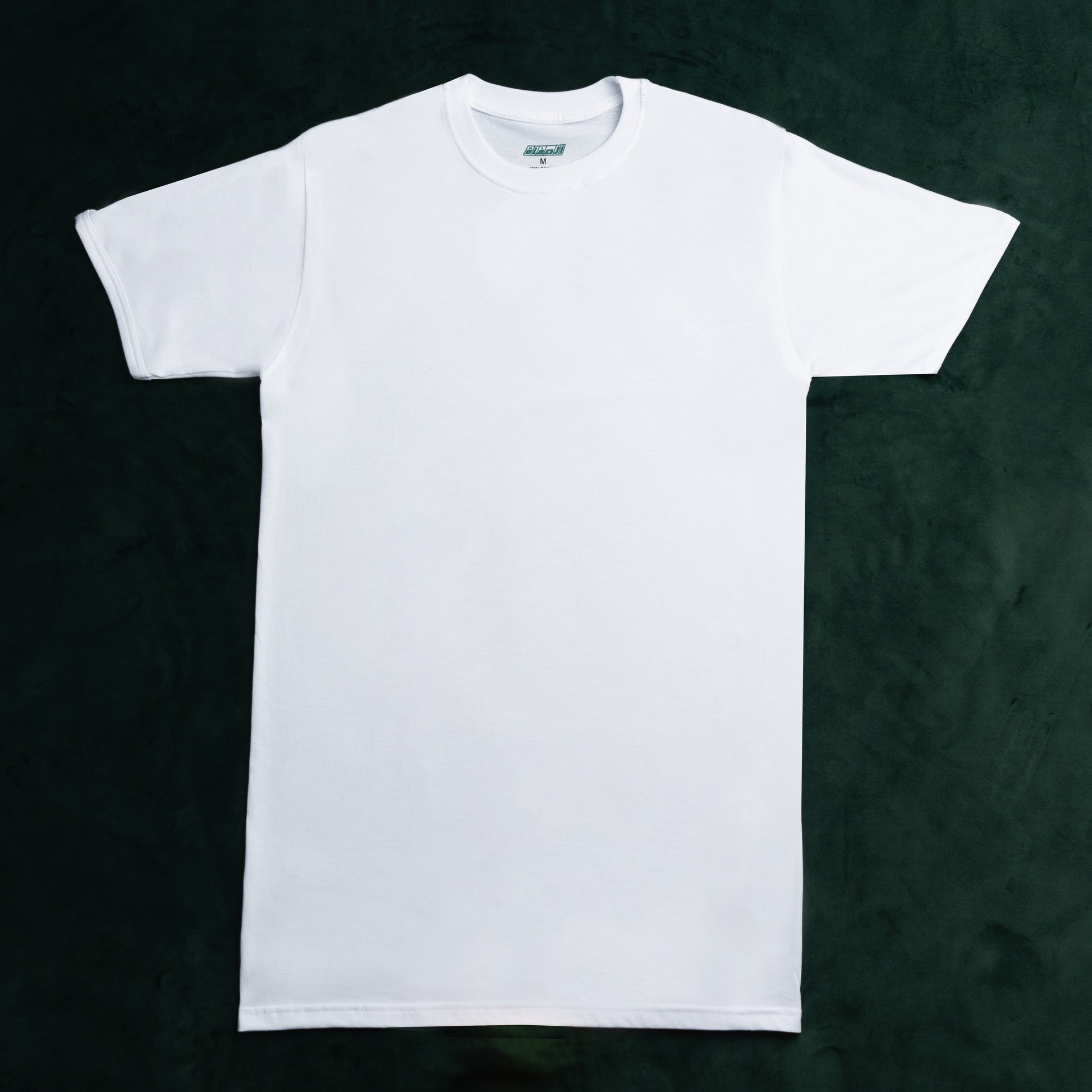white HighNeck Egyptian Cotton