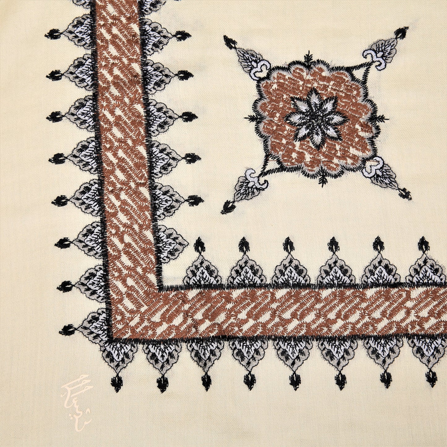 Men's Winter Shawl - Brown