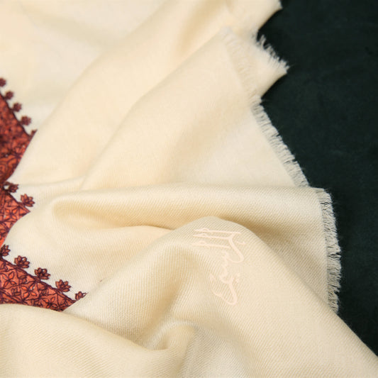 Men's Winter Shawl - Red