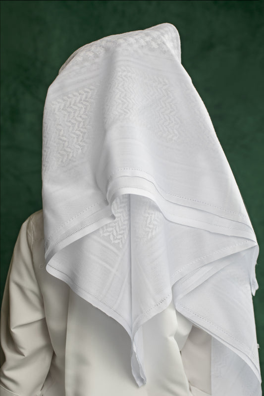 Shemagh AlMaraseem Children - White