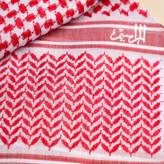 alsafat Red Shemagh