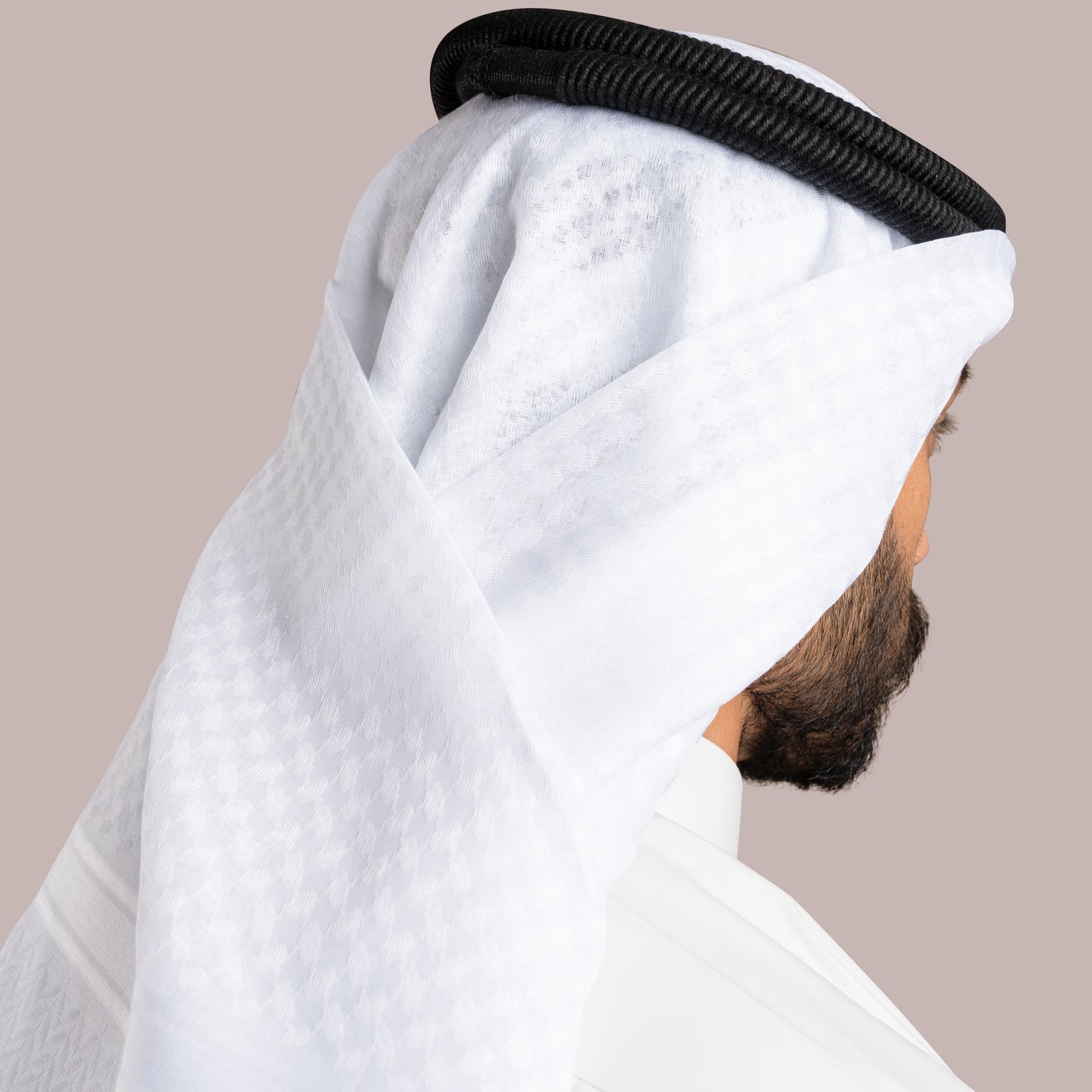 Classic white shemagh 