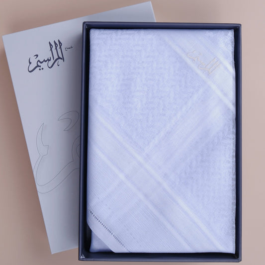 Classic white shemagh 