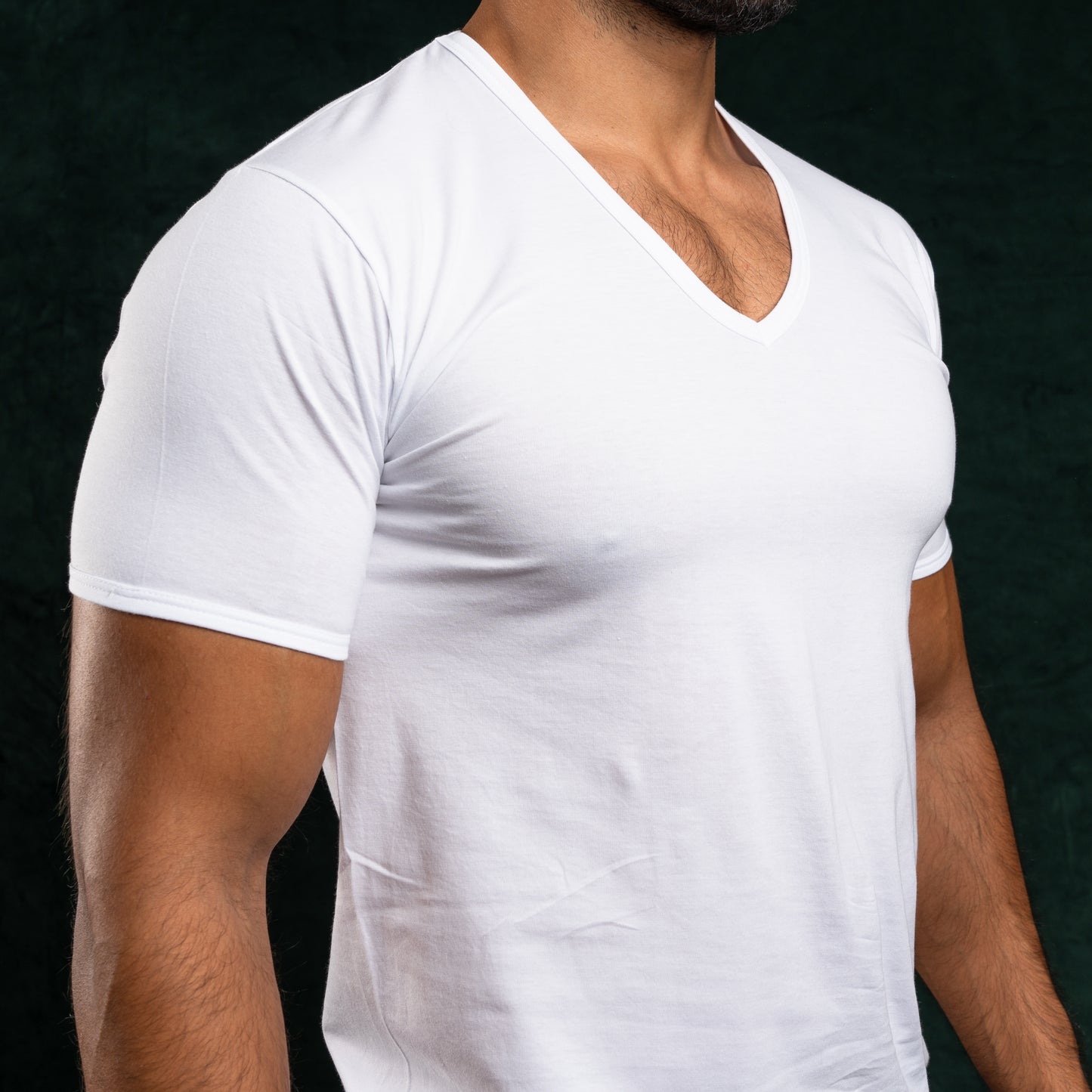 Top Underwear - V Neck Egyptian Cotton.