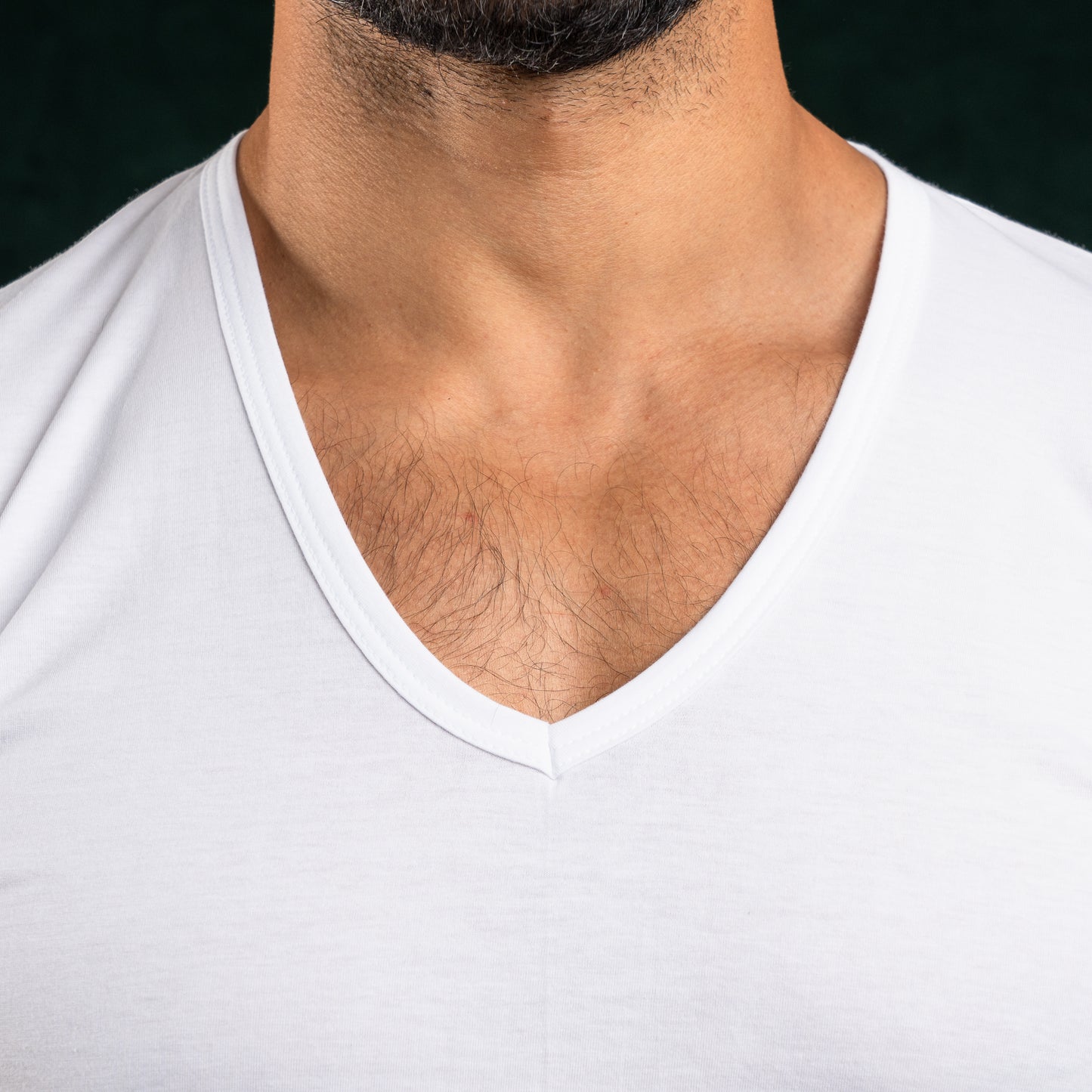 Top Underwear - V Neck Egyptian Cotton.