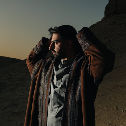 فروة للرجال - مع قبعة