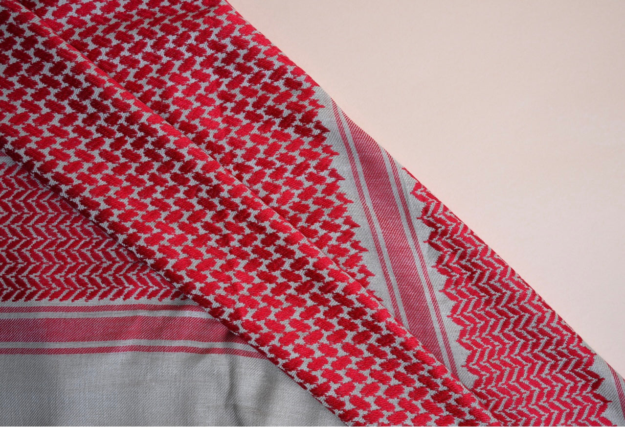 Winter Shemagh Shawl