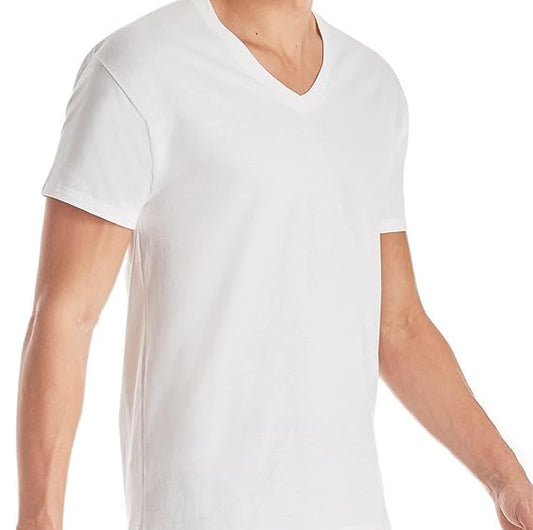 HANES Under Shirt V Neck Short Sleeve 3pcs