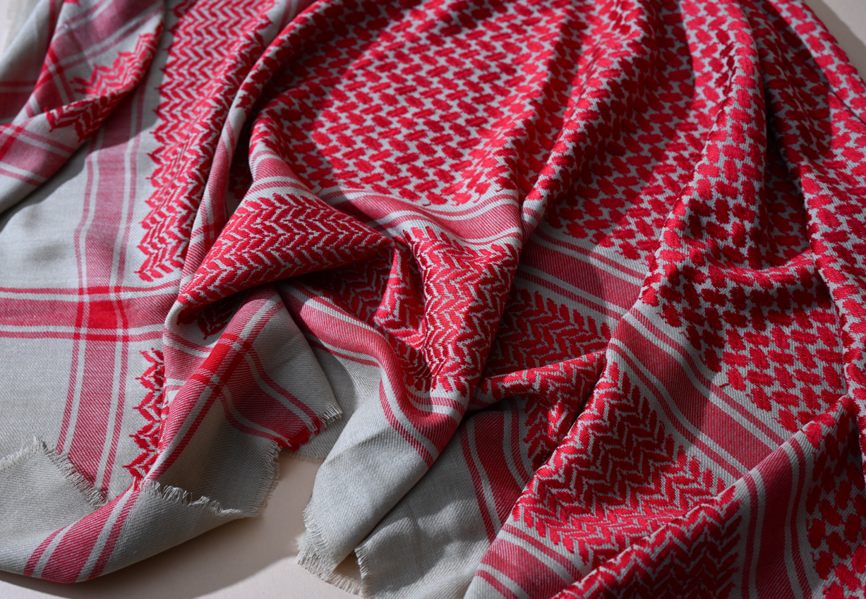 Winter Shemagh Shawl