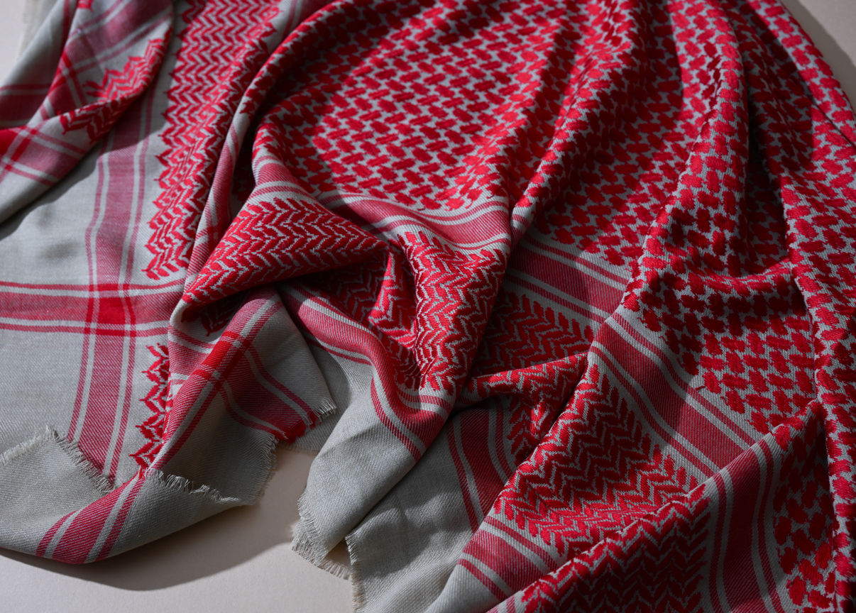 Winter Shemagh Shawl