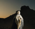 شال شتوي - كحلي
