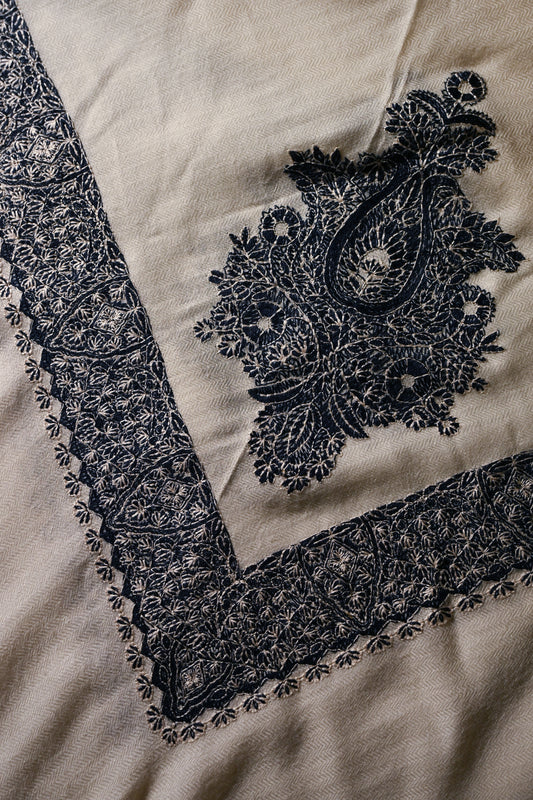 Winter Shawl - Navy Blue