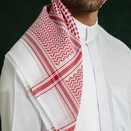AlMaraseem 311 Red Shemagh