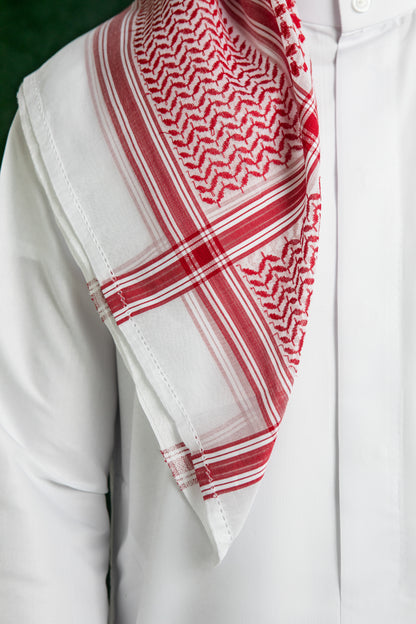 AlMaraseem 311 Red Shemagh