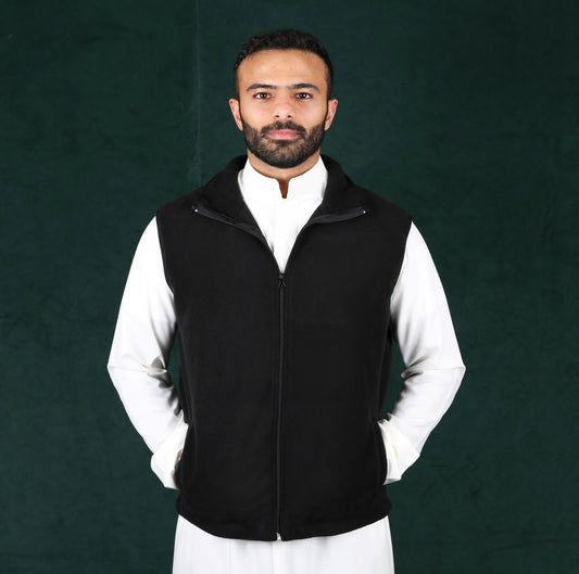 AlSafat Men's Winter Vest - Black