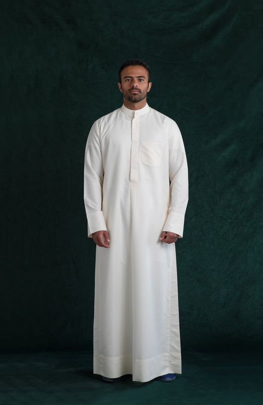 Men's Dishdasha - Light Yellow